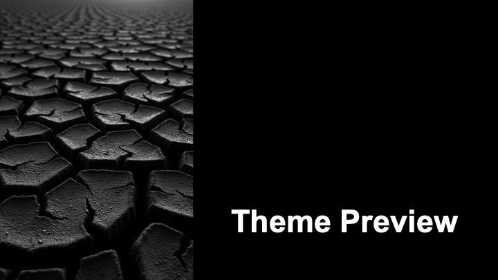 Black minimalist design with dramatic monochrome textured photography